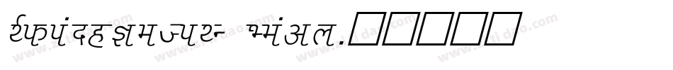 FZQiangKeTiFU Heavy字体转换